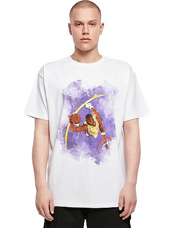 T-shirt basketball clouds 2.0 - mister tee