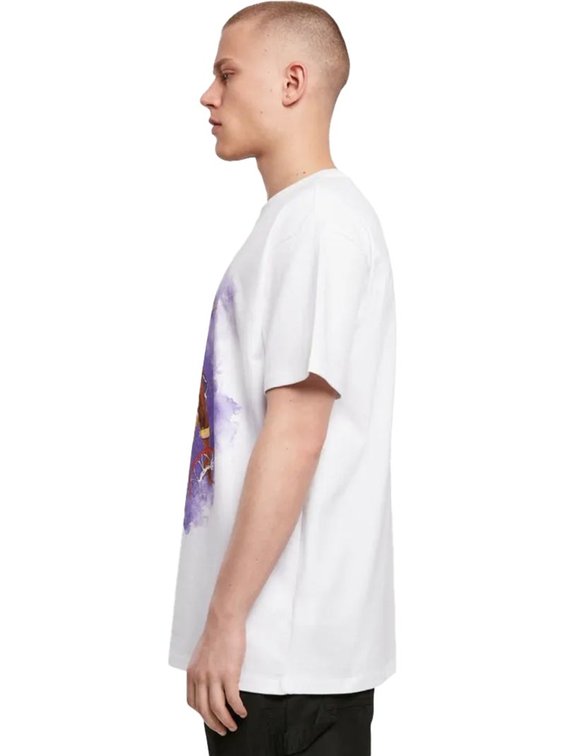 T-shirt basketball clouds 2.0 - mister tee Blanc - Kiabi