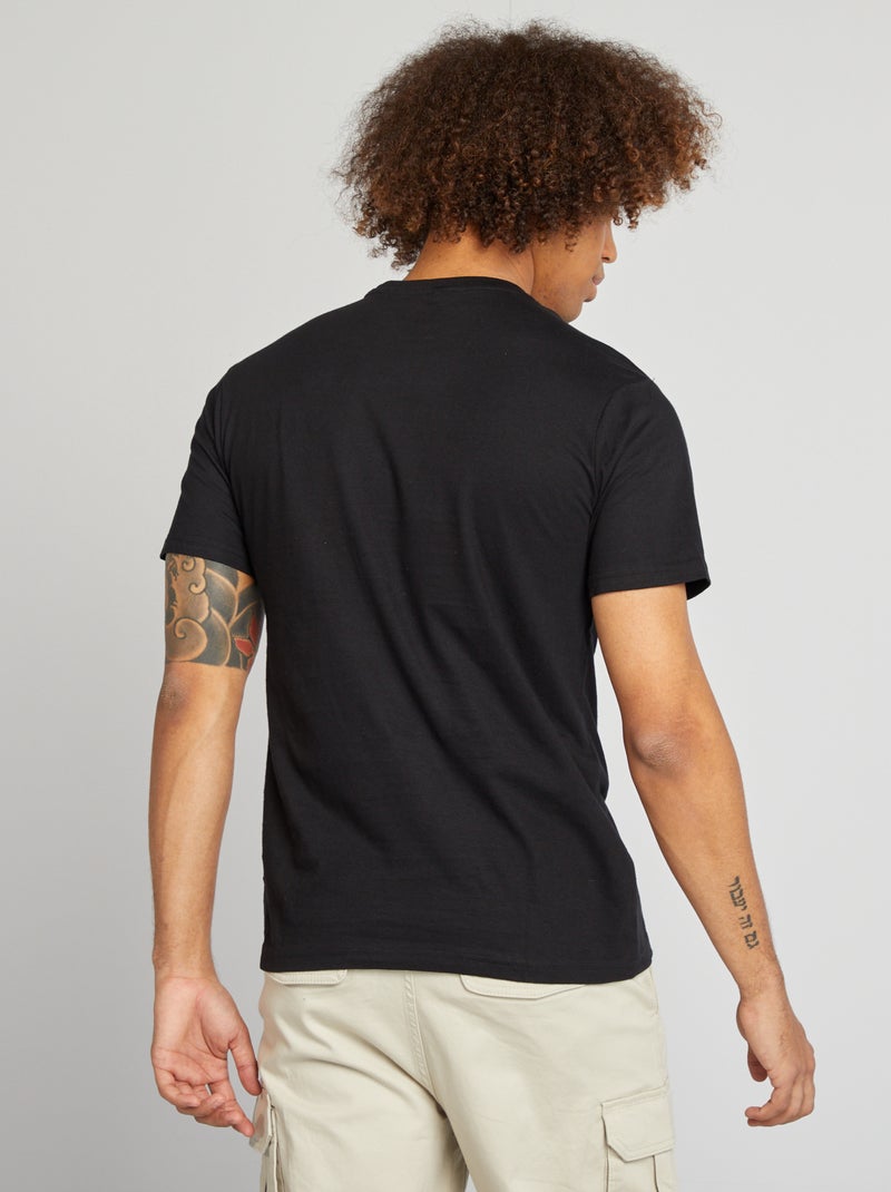 T-shirt 'Batman' 'DC Comics' manches courtes noir - Kiabi