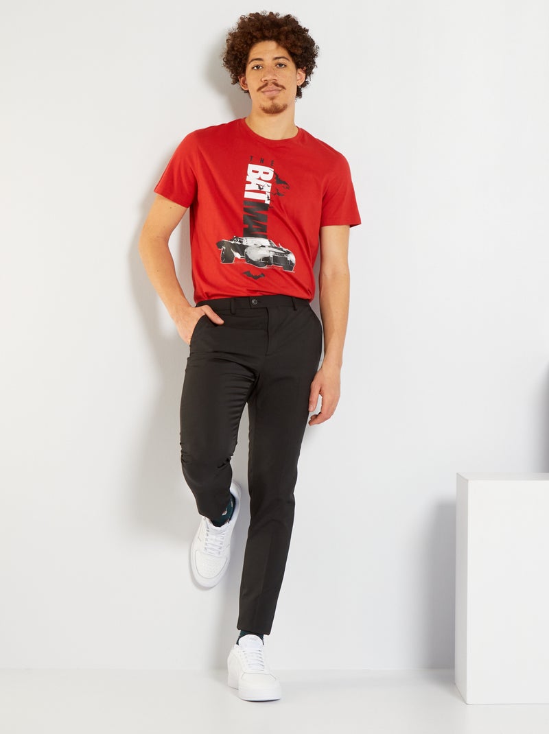 T-shirt 'Batman' rouge - Kiabi