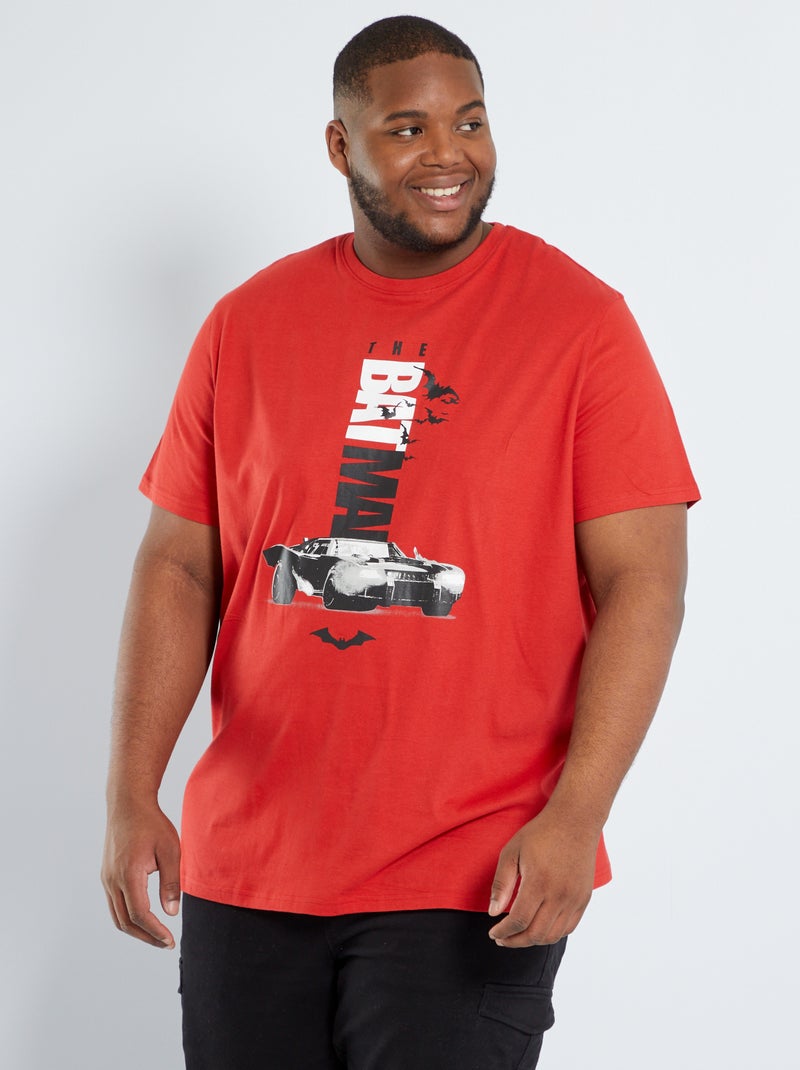 T-shirt 'Batman' rouge - Kiabi