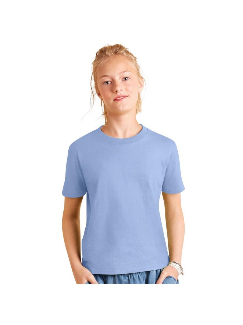 T-shirt B&C Exact 150 pour enfant Bleu denim - Kiabi