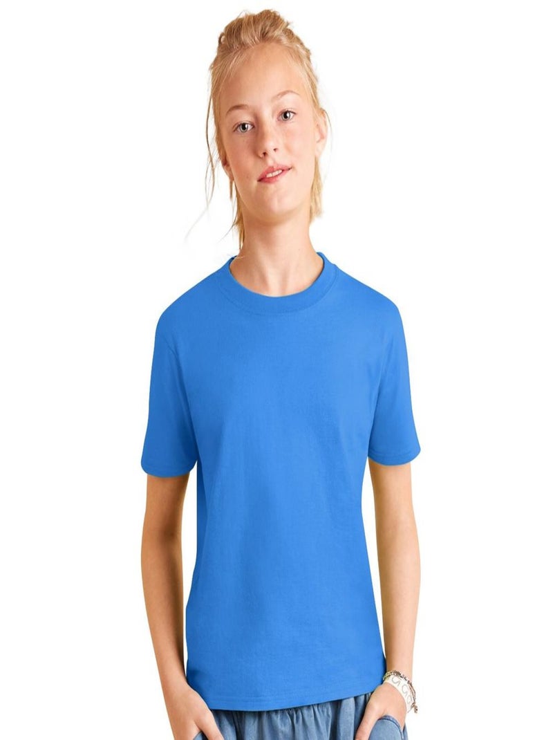 T-shirt B&C Exact 150 pour enfant Bleu électrique - Kiabi