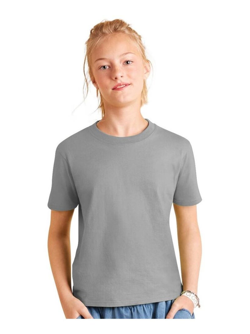 T-shirt B&C Exact 150 pour enfant Gris moyen - Kiabi