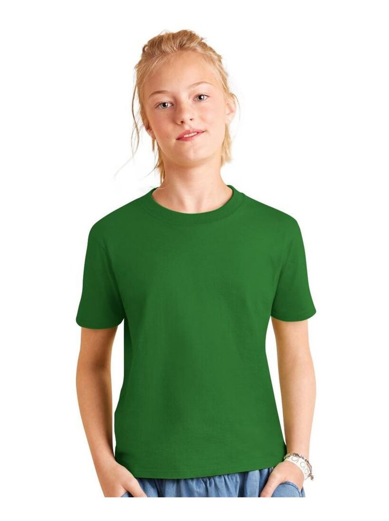 T-shirt B&C Exact 150 pour enfant Vert bouteille - Kiabi