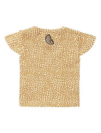 T-Shirt Bébé Bio à Volants Ambre