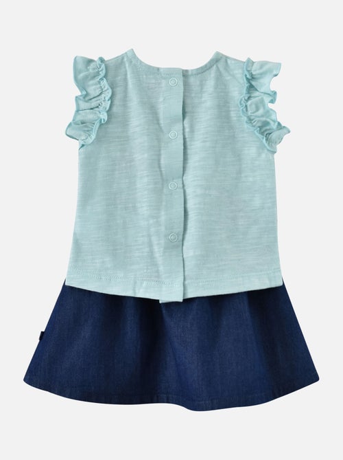 T SHIRT BEBE ET JUPE ELIONA - Kiabi