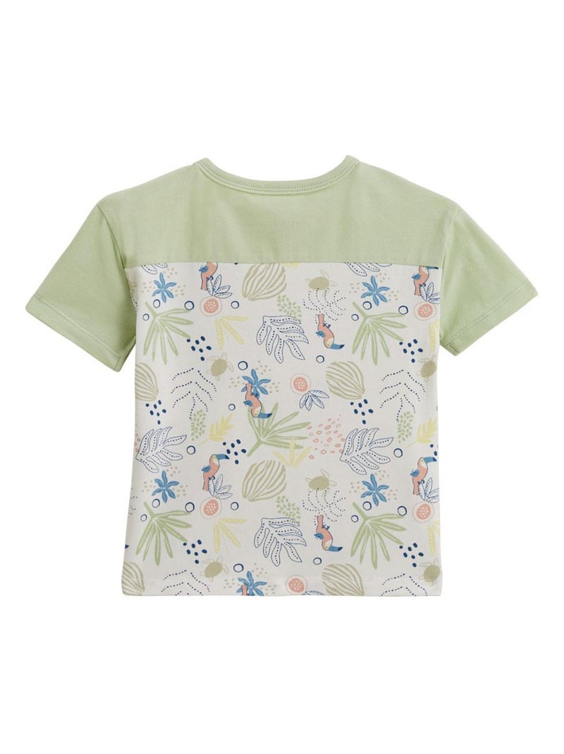 T-shirt bébé Moka Vert - Kiabi