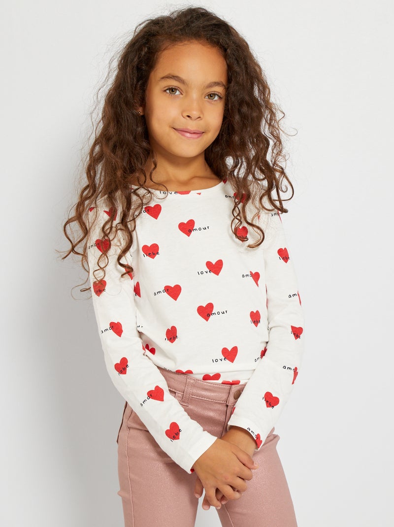 T-shirt beige - Kiabi