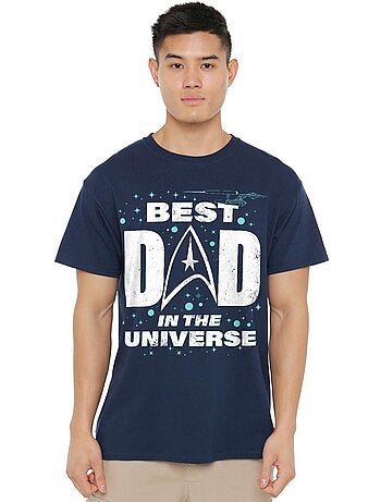 T-shirt best dad in the universe - star trek