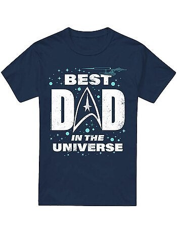 T-shirt best dad in the universe - star trek