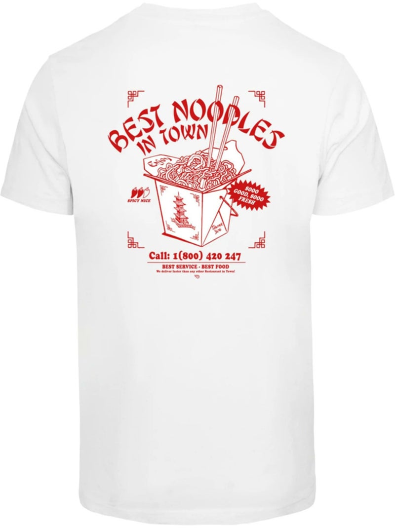 T-shirt best noodles - mister tee Blanc - Kiabi