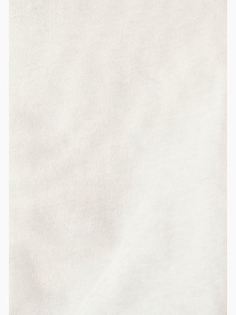 T-shirt bi-matière - Damart Blanc - Kiabi