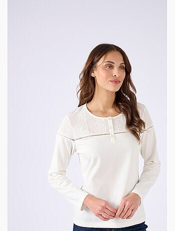 T-shirt bi-matière - Damart