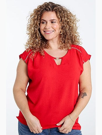 T-shirt bi-matière PAPRIKA