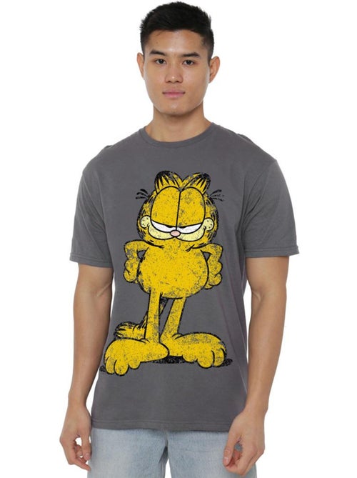 T-shirt big ol' cat - garfield - Kiabi