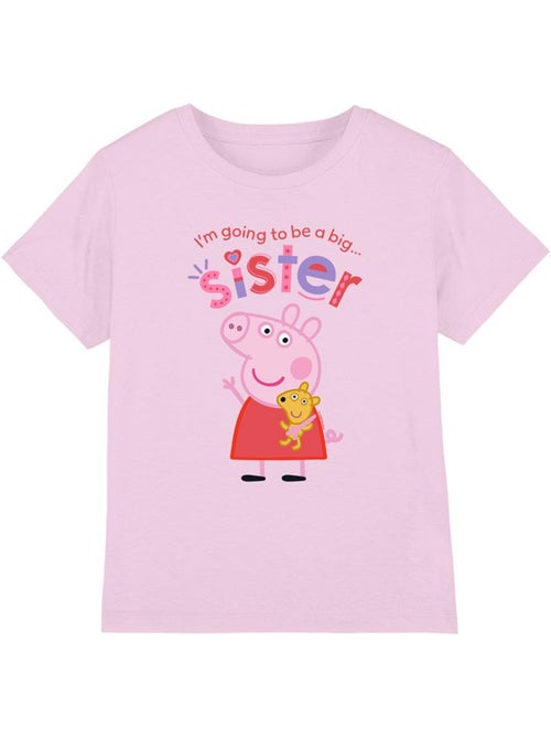 T-shirt big sister - peppa pig - Kiabi