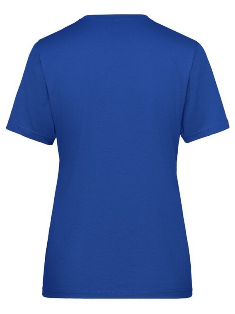 T-shirt bio workwear - james and nicholson Bleu roi - Kiabi
