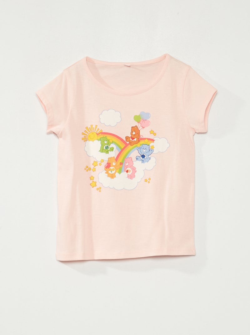 T-shirt 'Bisounours' rose - Kiabi