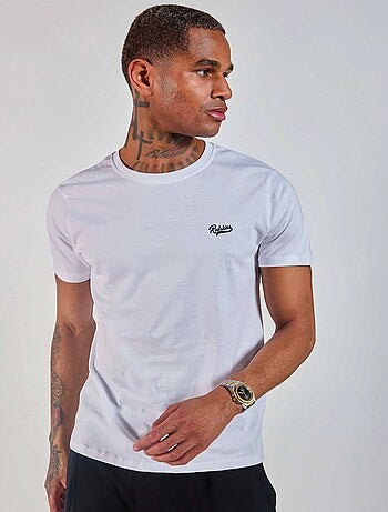 T-shirt Blanc 231035 Redskins