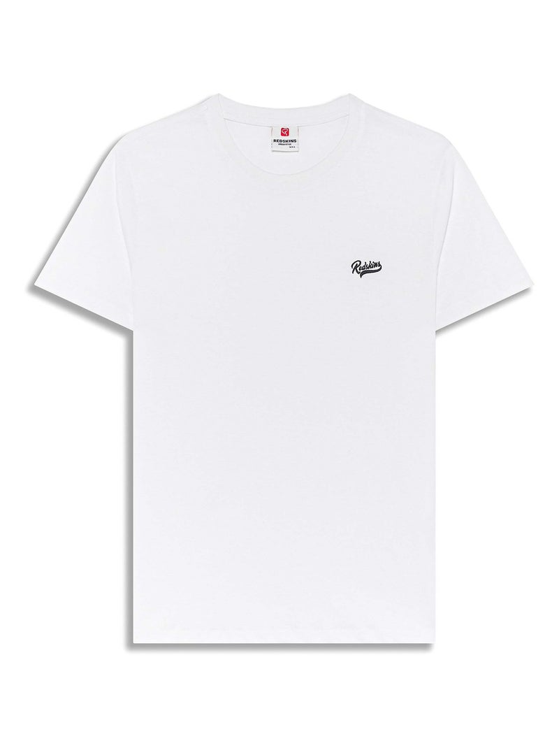 T-shirt Blanc 231035 Redskins Blanc - Kiabi