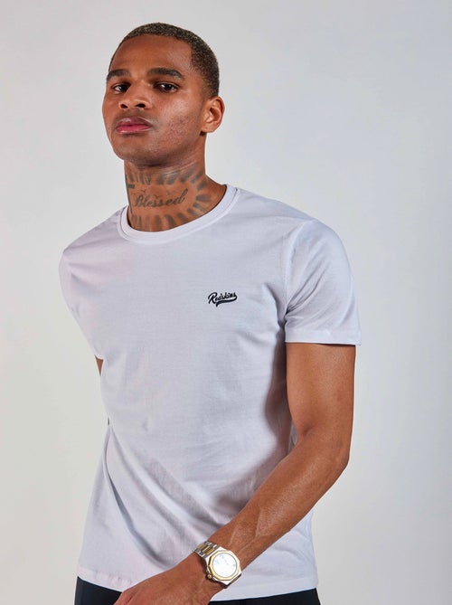 T-shirt Blanc 231035 Redskins - Kiabi