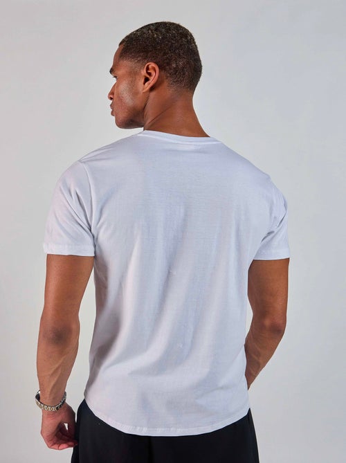 T-shirt Blanc 231035 Redskins - Kiabi
