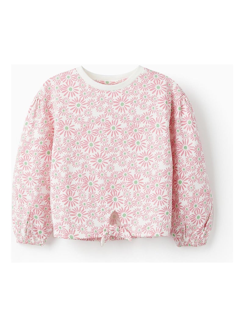 T-shirt blanche à manches longues pour fille manches longues THE WAVE TRIBE Blanc - Kiabi