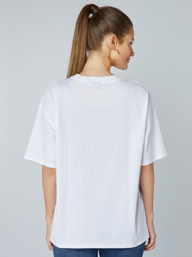 T-shirt 'Blanche Neige' de 'Disney' BLANC - Kiabi