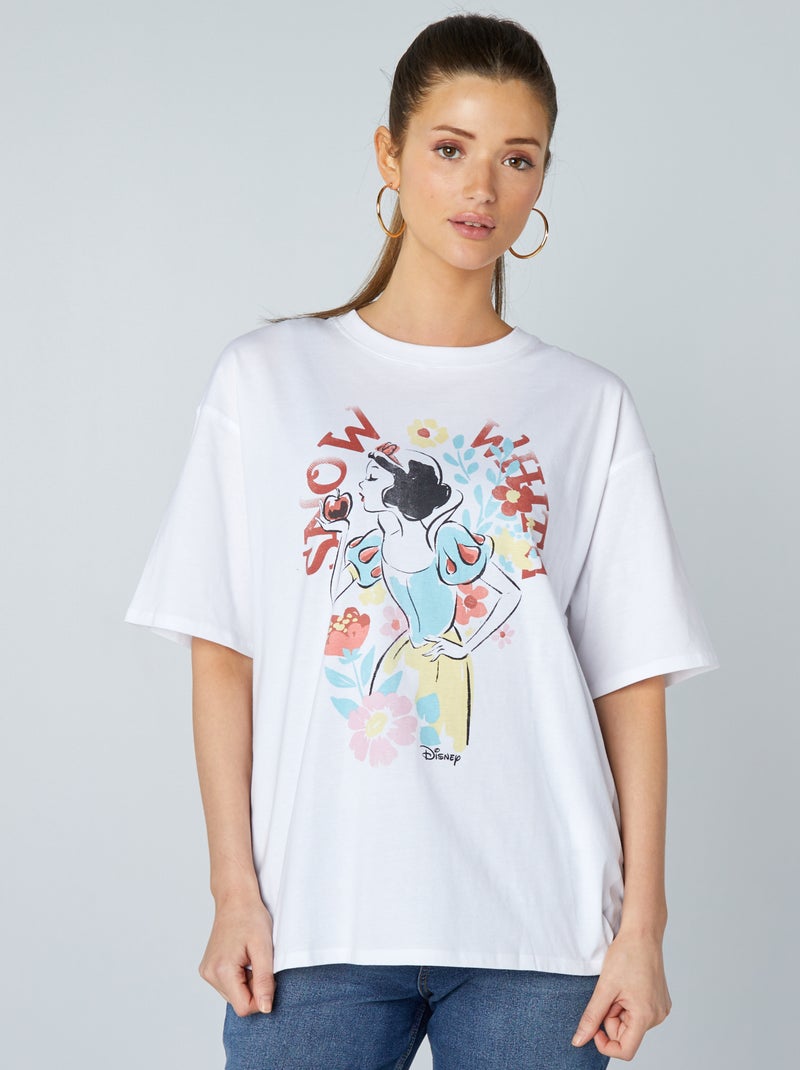 T-shirt 'Blanche Neige' de 'Disney' BLANC - Kiabi