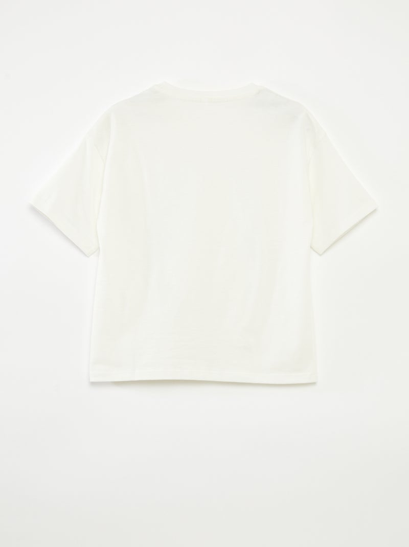 T-shirt 'Blanche Neige' 'Disney' - So Easy BLANC - Kiabi