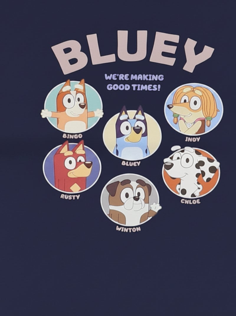 T-shirt 'Bluey' à manches longues Bleu - Kiabi