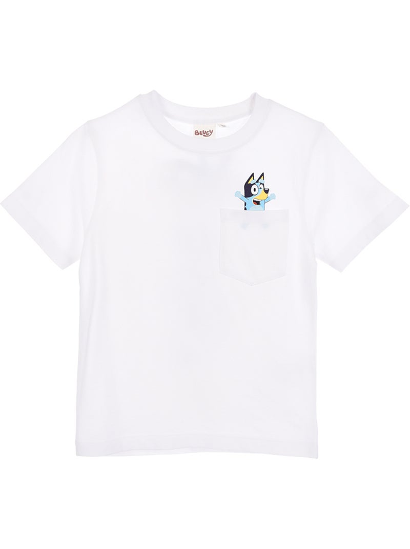 T-shirt Bluey  | Licence Officielle Blanc - Kiabi