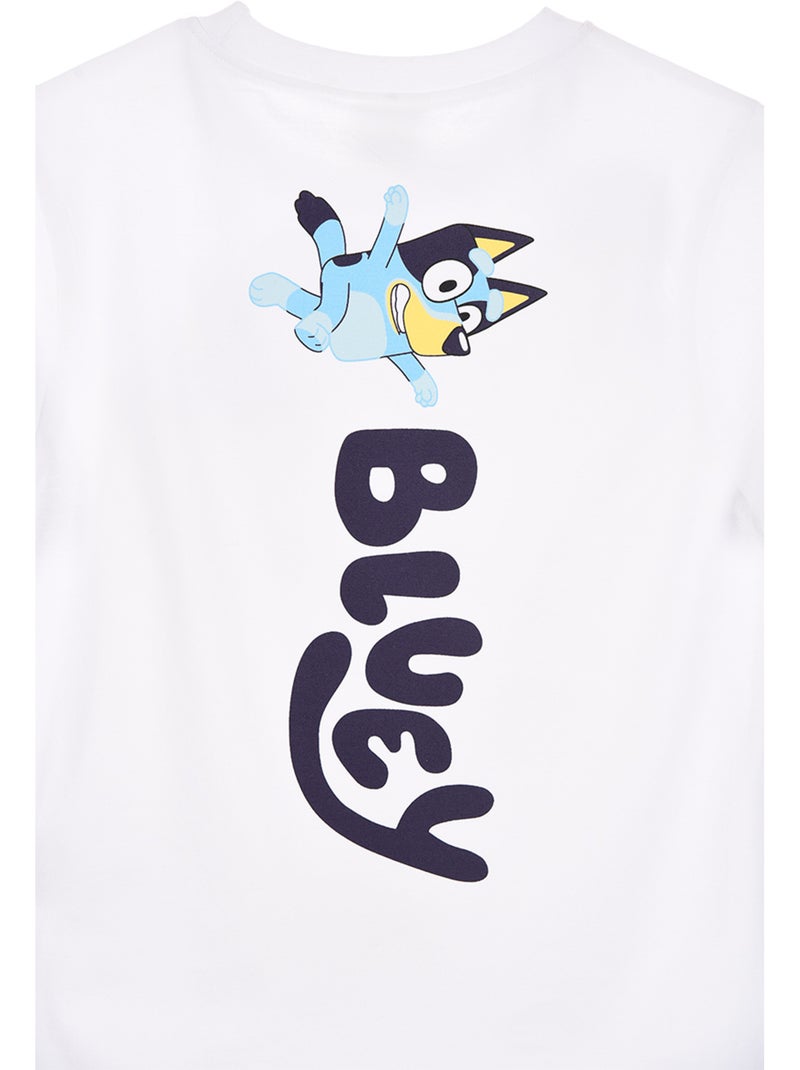 T-shirt Bluey  | Licence Officielle Blanc - Kiabi