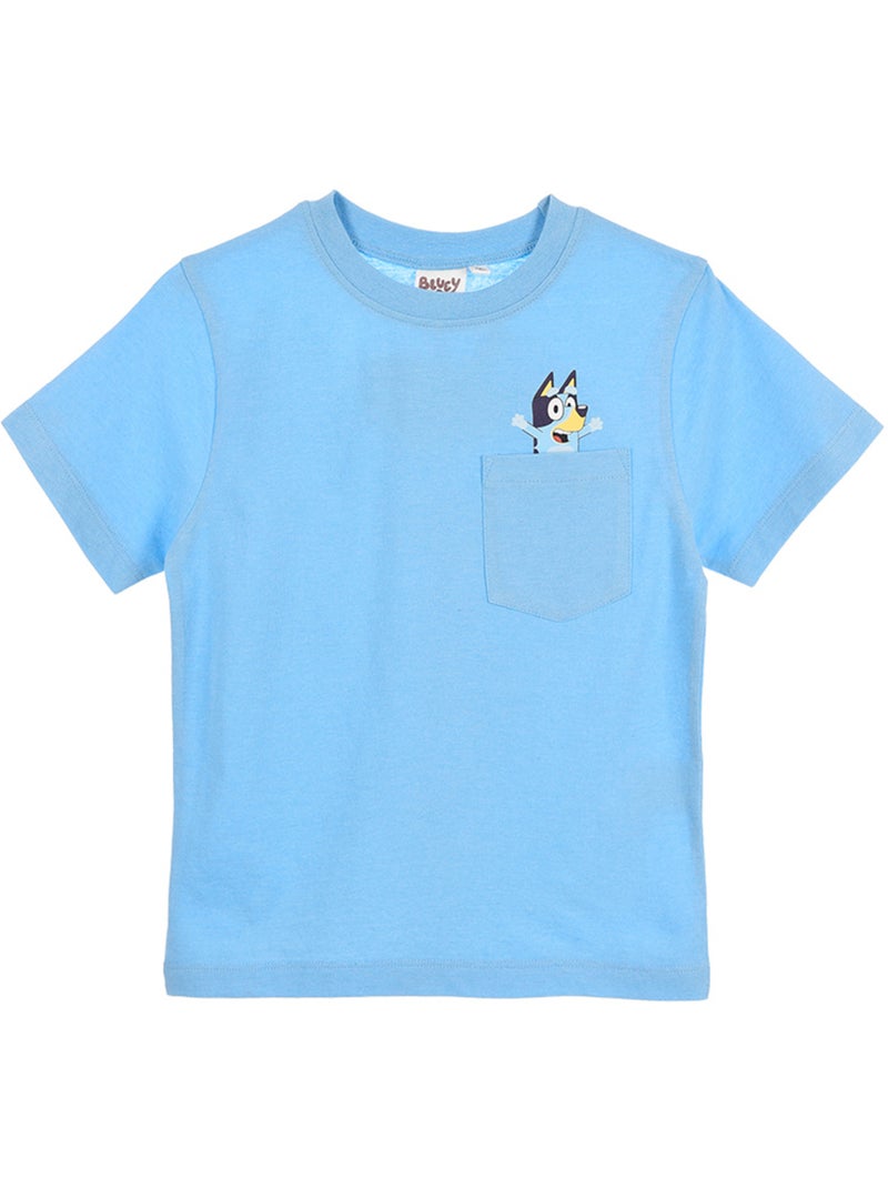T-shirt Bluey  | Licence Officielle Bleu - Kiabi