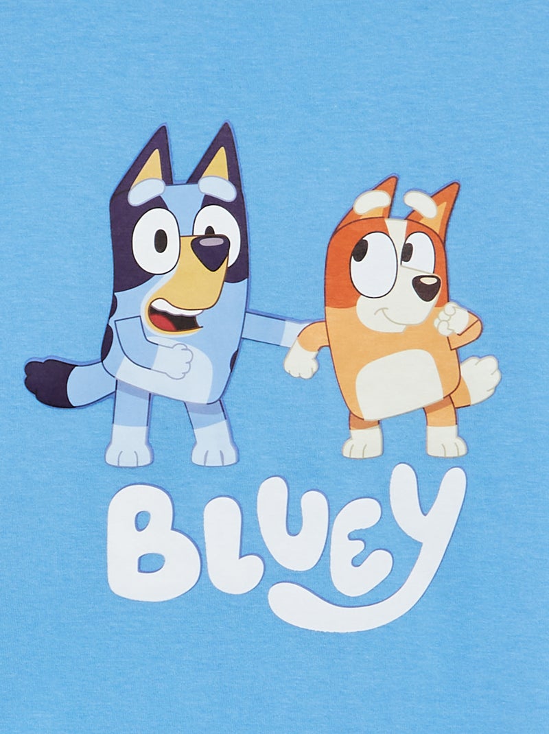 T-shirt 'Bluey' manches longues Bleu - Kiabi