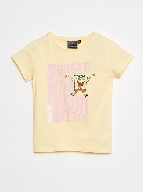 T-shirt 'Bob l'éponge' manches courtes - Kiabi