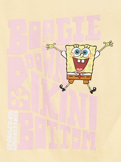T-shirt 'Bob l'éponge' manches courtes - Kiabi