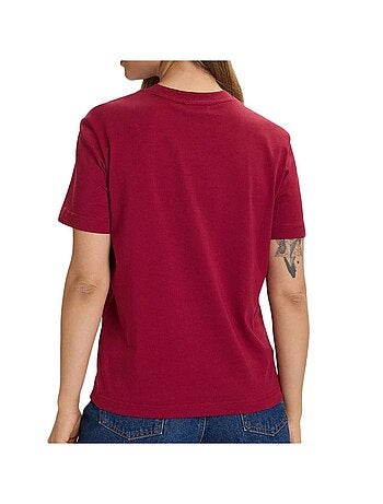 T-Shirt Bordeaux Femme Calvin Klein Jeans LV047C912G