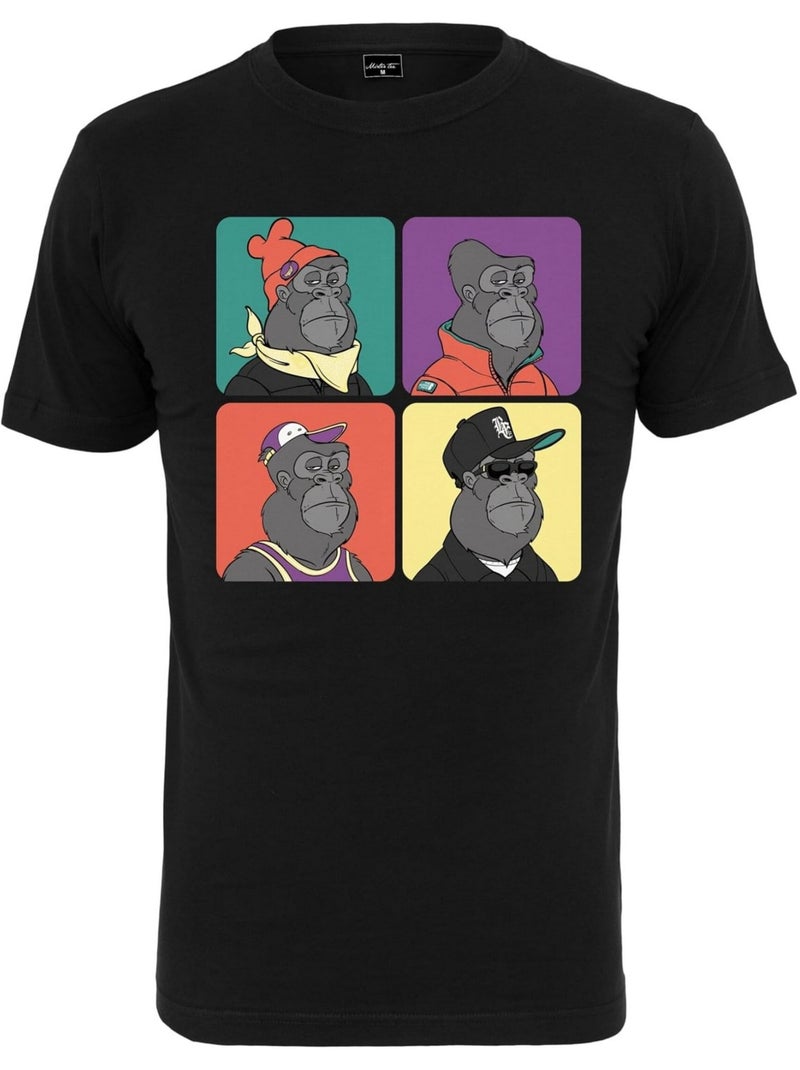 T-shirt bored gorilla - mister tee Noir - Kiabi