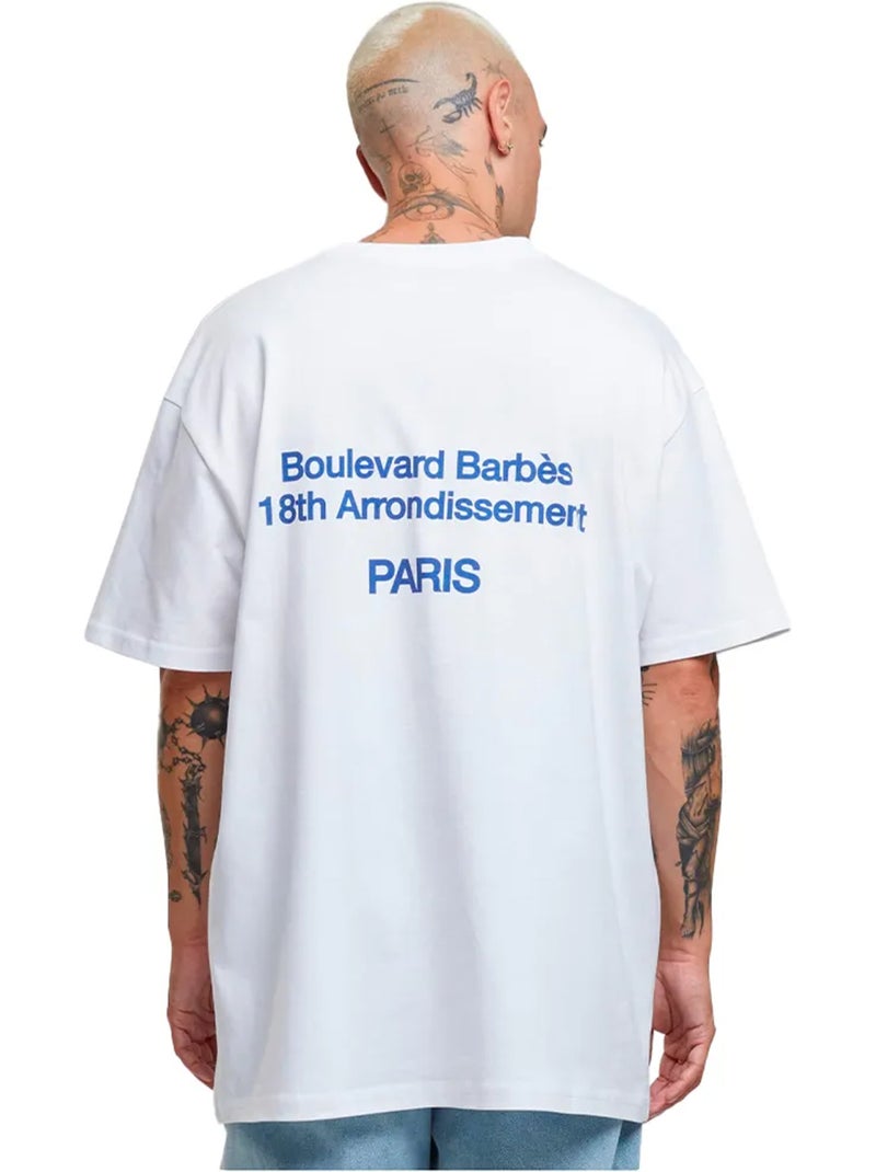 T-shirt boulevard barbs - mister tee Blanc - Kiabi