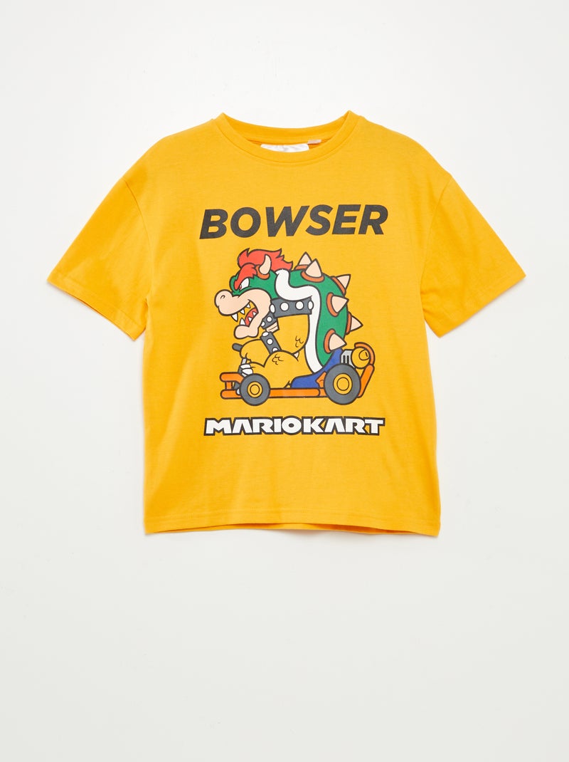 T-shirt 'Bowser' 'Mario' 'Super Nintendo' JAUNE - Kiabi