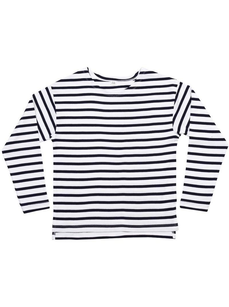 T-shirt breton - mantis Blanc Bleu - Kiabi