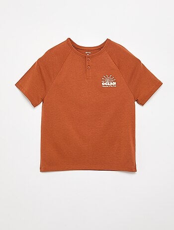 T-shirt brodé à manches courtes