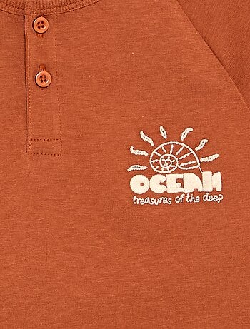 T-shirt brodé à manches courtes