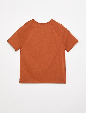 T-shirt brodé à manches courtes