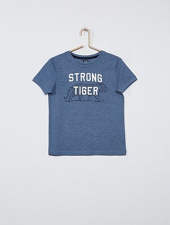 T-shirt brodé et imprimé