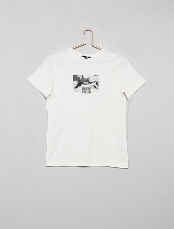 T-shirt brodé imprimé photo