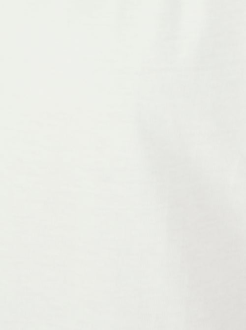 T-shirt broderie anglaise pur coton - Damart - Kiabi