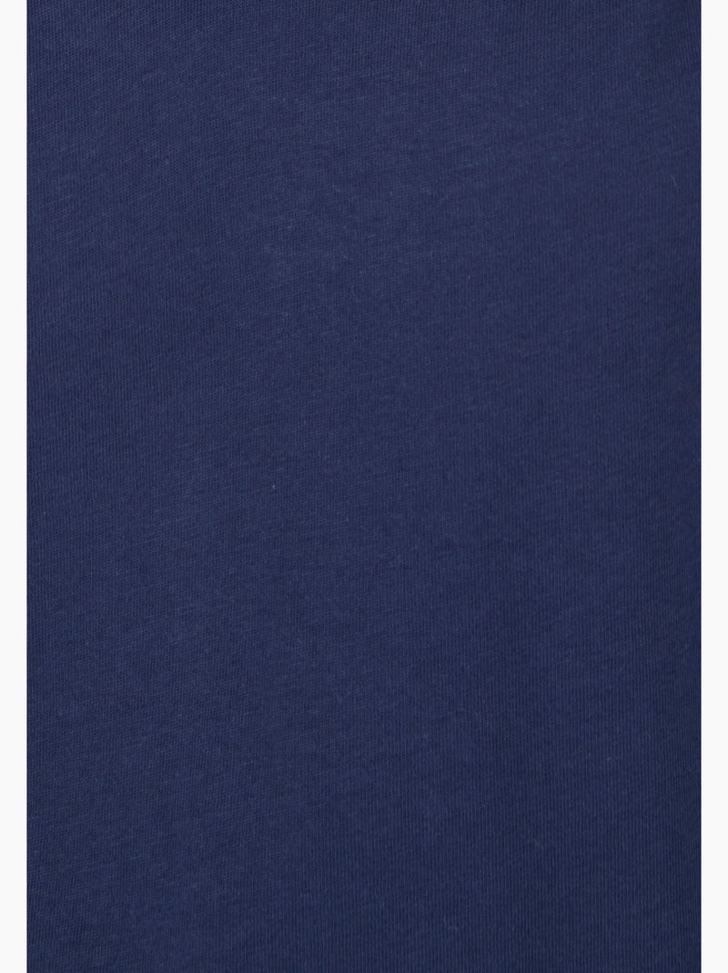 T-shirt broderie anglaise pur coton - Damart Bleu - Kiabi